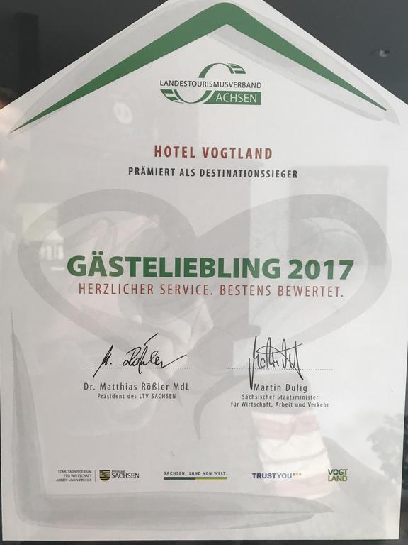 Hotel Vogtland บัดเอลสเตอร์ ภายนอก รูปภาพ